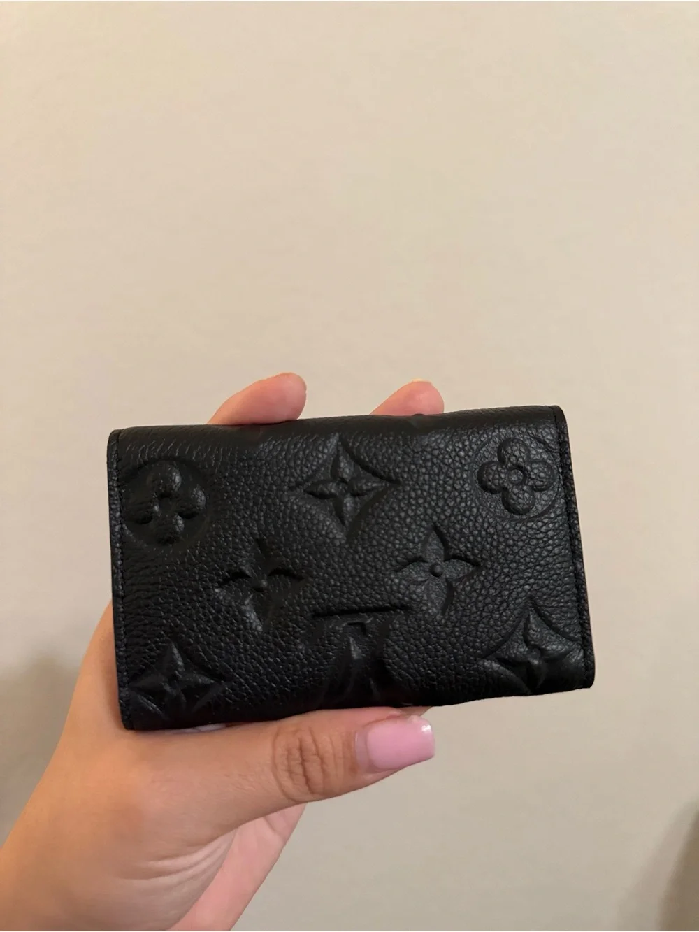 Louis VUITTON M64421 6 Key Holder pouch black monogram